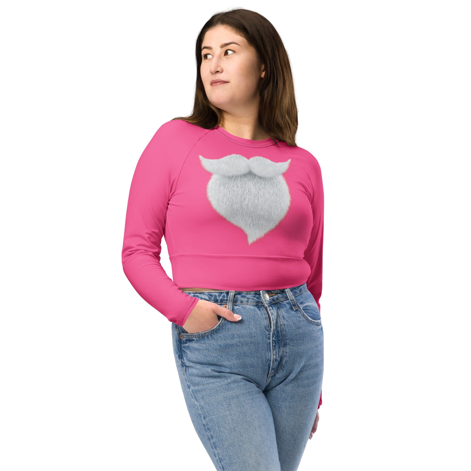 2024 Christmas Wear Cropped Top. Holiday Colors Partywear, Streetwear or Activewear. WickedYo.